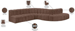 Arc - Faux Leather 7 Piece Modular Sofa