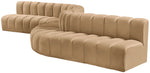 Arc - Velvet 8 Piece Curved Modular Sofa