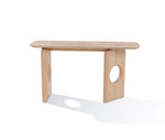 Osaka - Modern Faux Marble + Natural Ash Console Table by VIG Furniture - View 2