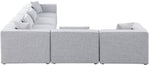 Cube - Linen 6 Piece Modular Corner Sectional