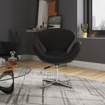 Manhattan Raspberry - Swivel Lounge Chair