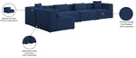 Cube - Linen 5 Piece Modular Sectional