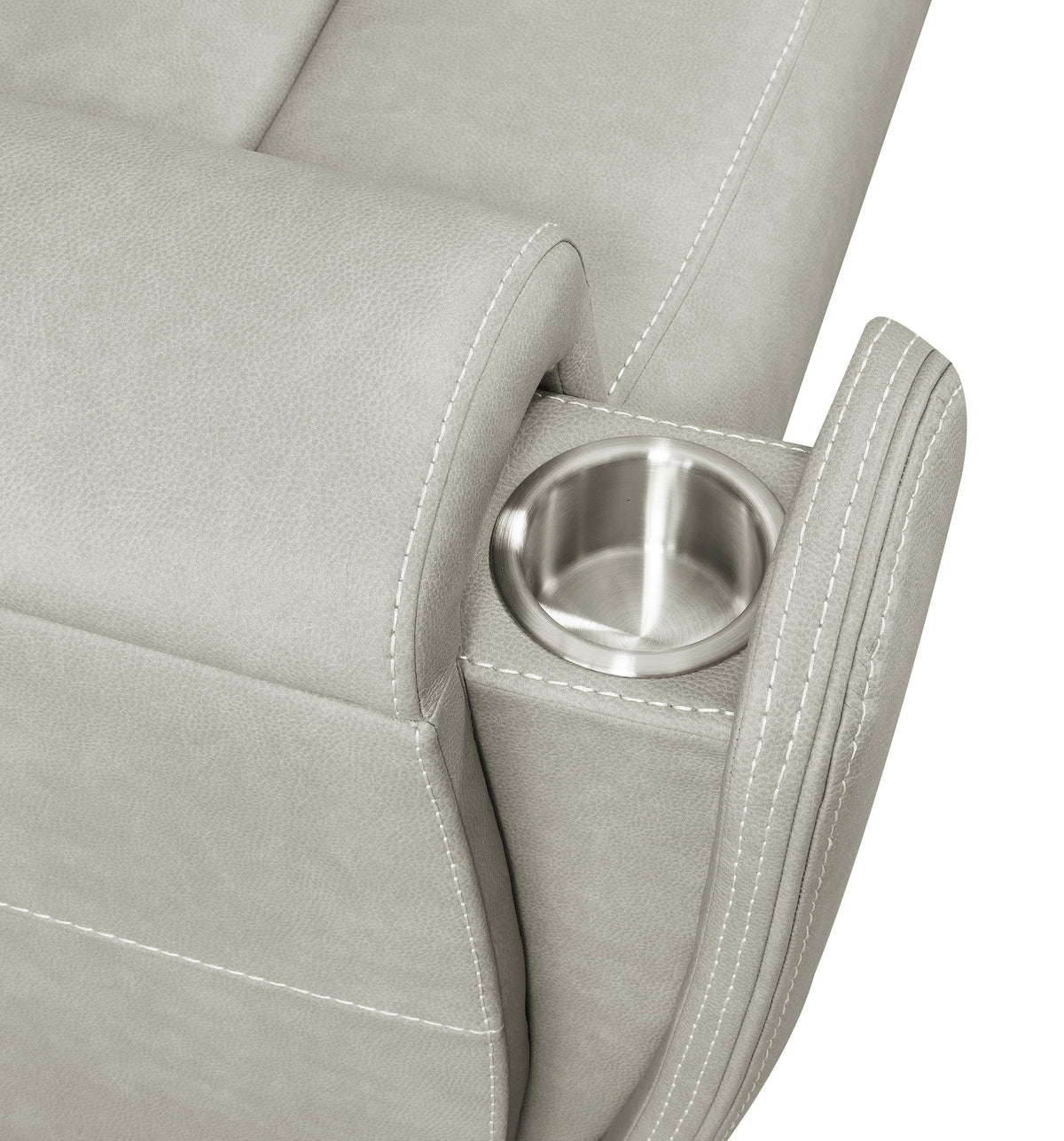 Brickston Triple Power Reclining Sofa Mushroom