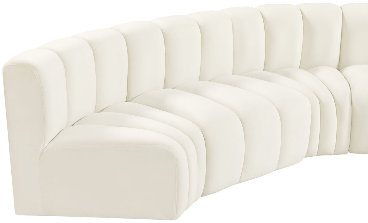 Arc - Velvet 6 Piece Modular Sofa