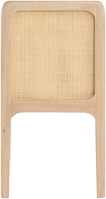 Ellis - Vegan Leather Upholstered Dining Chair (Set of 2) - Tan / Natural