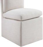 Nelori - Linen Textured Performance Fabric Upholstered Dining Chair (Set of 2)