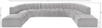 Arc - Boucle Fabric Modular Sectional