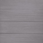 Half Moon Beach - Rectangular Dining Table With Umbrella Option - Gray