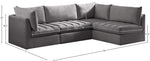 Jacob - 4 Pc. Modular Sectional