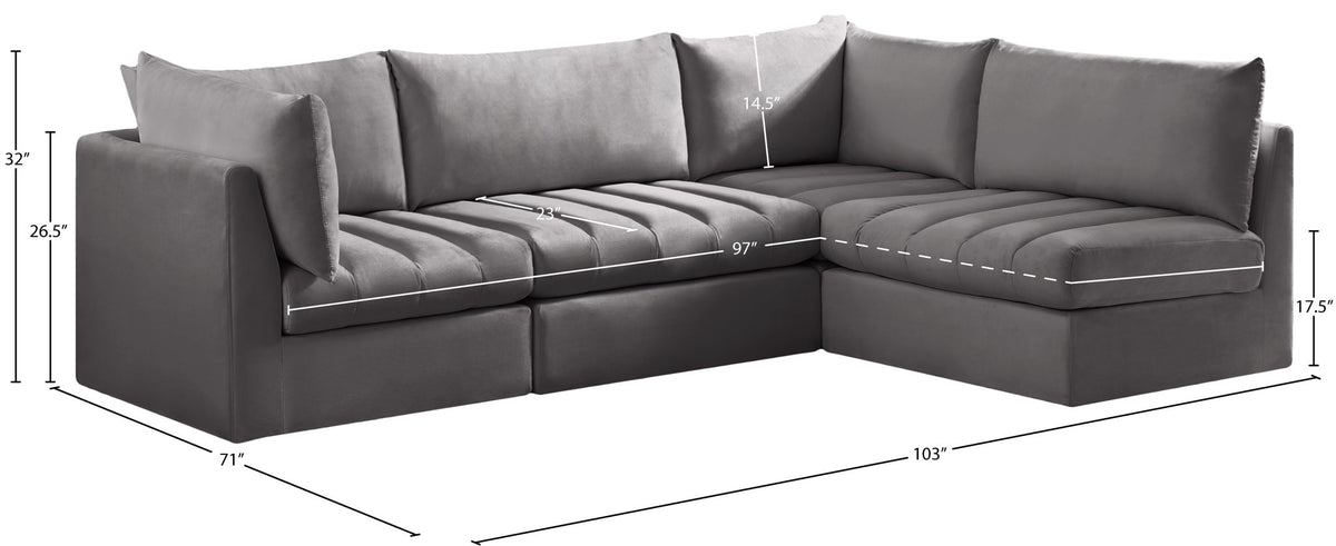 Jacob - 4 Pc. Modular Sectional