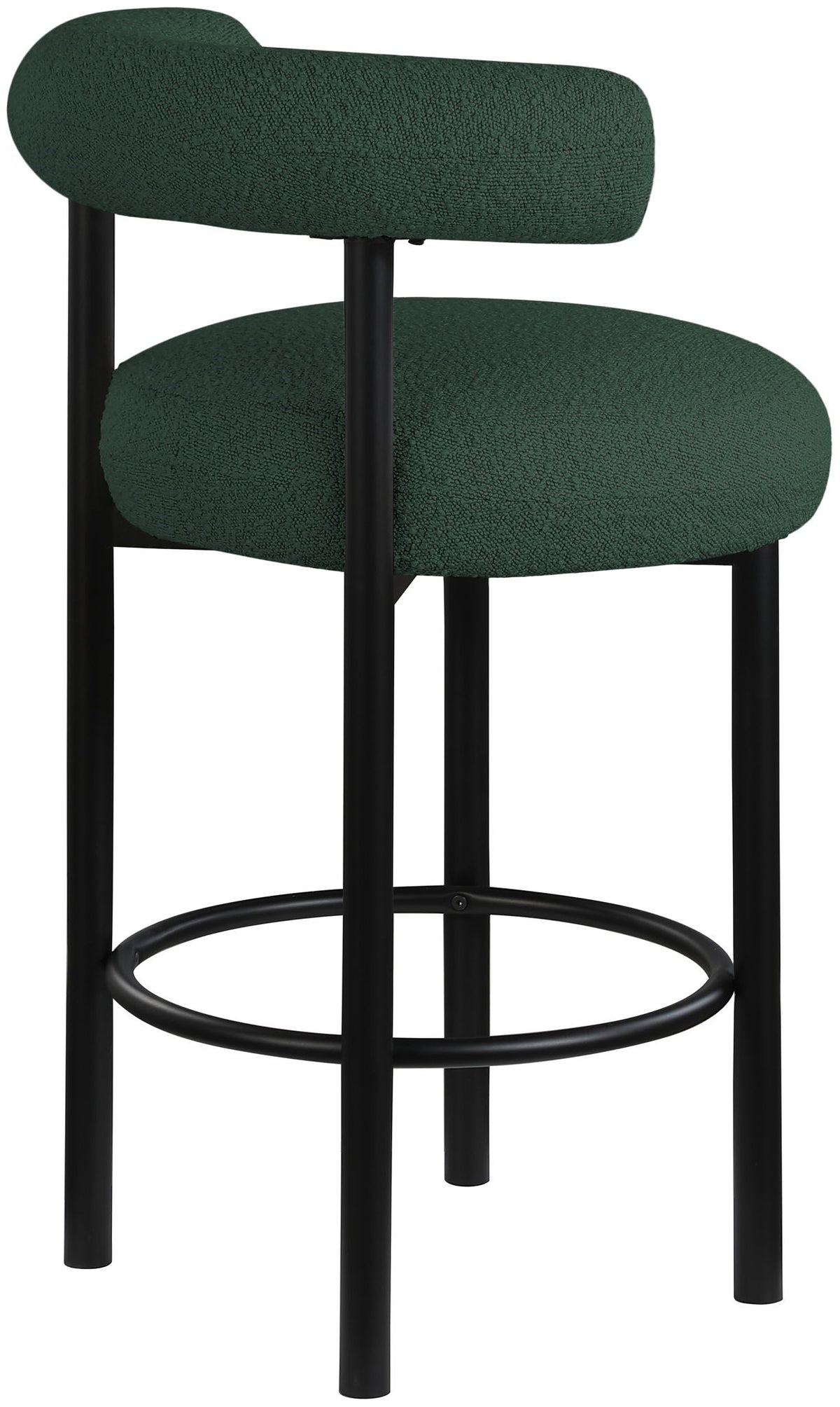 Bordeaux - Stool With Black Legs (Set of 2)