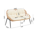 Manhattan Pine - 4-Piece Conversation Set