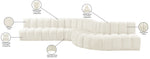 Arc - Velvet 7 Piece Modular Sofa
