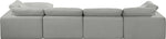 Comfy - 5 Piece Linen Modular Sectional With Chaise
