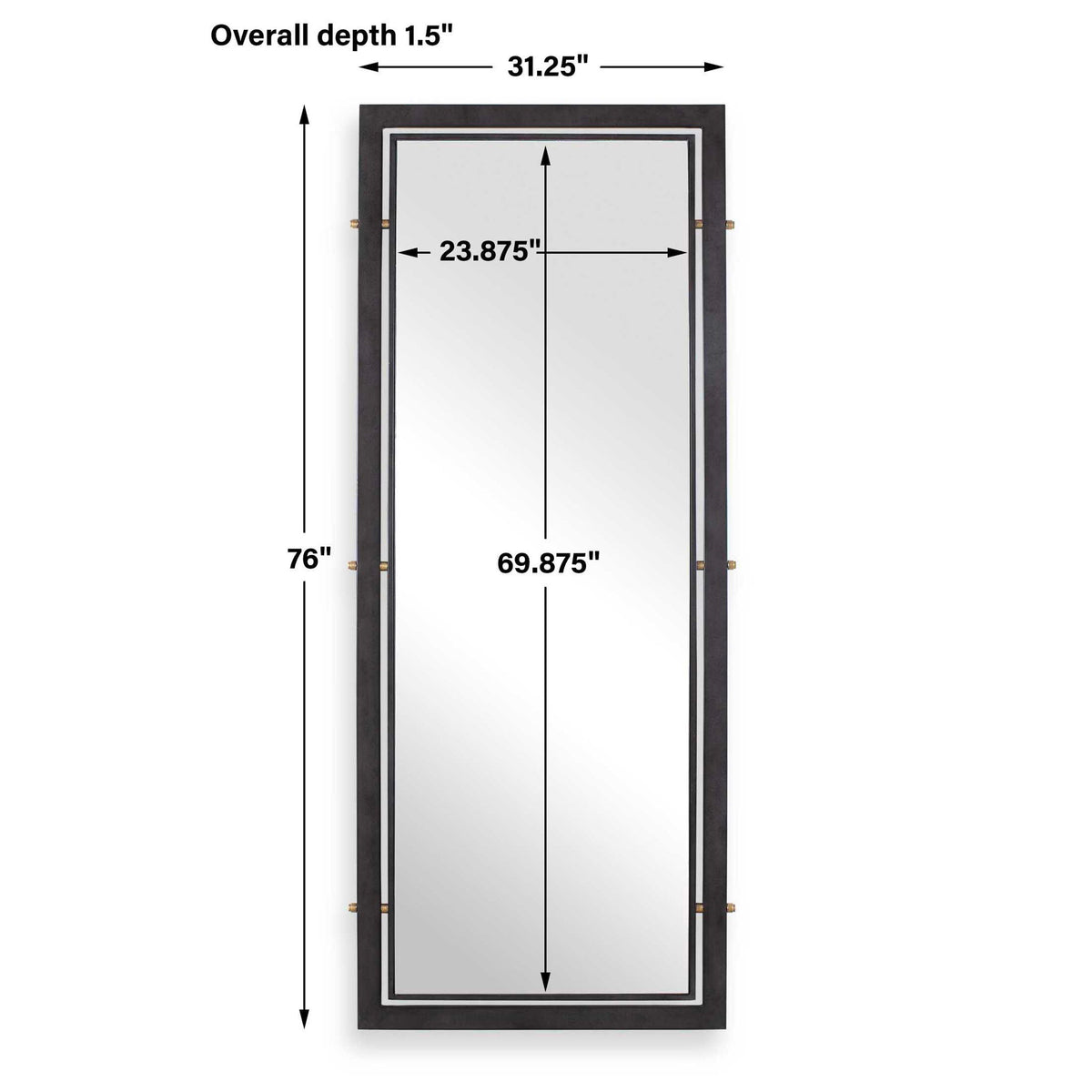 Westley - Tall Mirror - Bronze