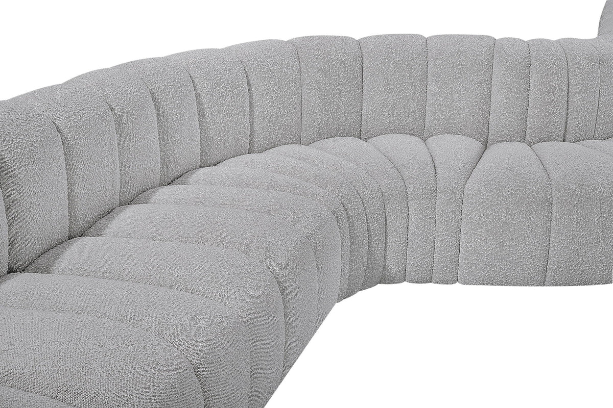 Arc - Boucle Fabric Modular Sectional