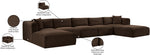 Shaggy - 7 Piece Modular Sectional With 2 Ottomans