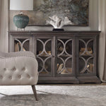 Belino - Wooden 4 Door Chest - Dark Brown