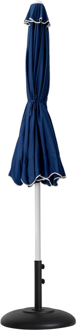 Amalfi - Patio Umbrella - Black Base / White Pole