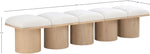 Pavilion - 5 Piece Modular Bench With Natural Base