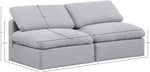 Indulge - Linen 2 Seat Modular Armless Sofa