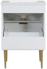 Modernist - Bathroom Vanity With Gold Legs