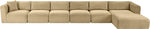 Shaggy - 6 Piece Modular Sectional With Chaise