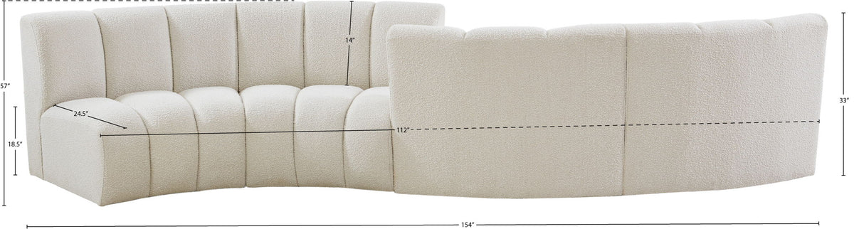 Infinity - 4 Piece Boucle Modular Sectional