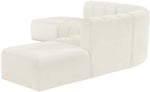 Arc - Velvet 6 Piece Corner Modular Sofa
