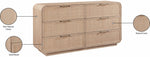 Windsor - Rubberwood Dresser - Natural
