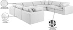 Comfy - 8 Piece Linen Modular Sectional