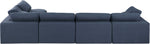 Comfy - 5 Piece Linen Modular Sectional