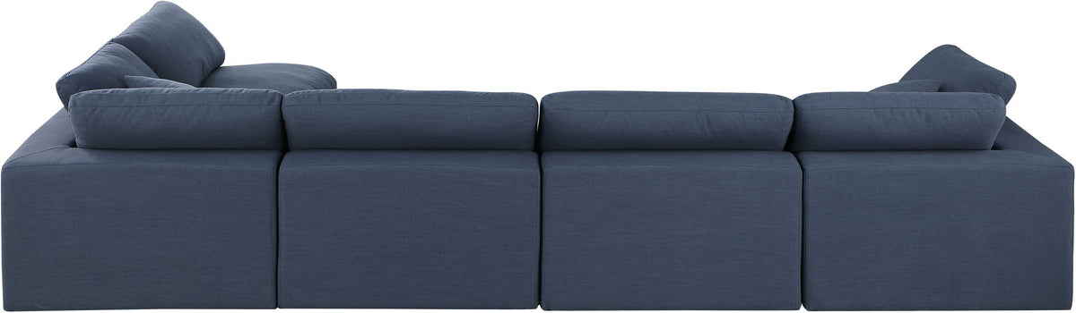 Comfy - 5 Piece Linen Modular Sectional