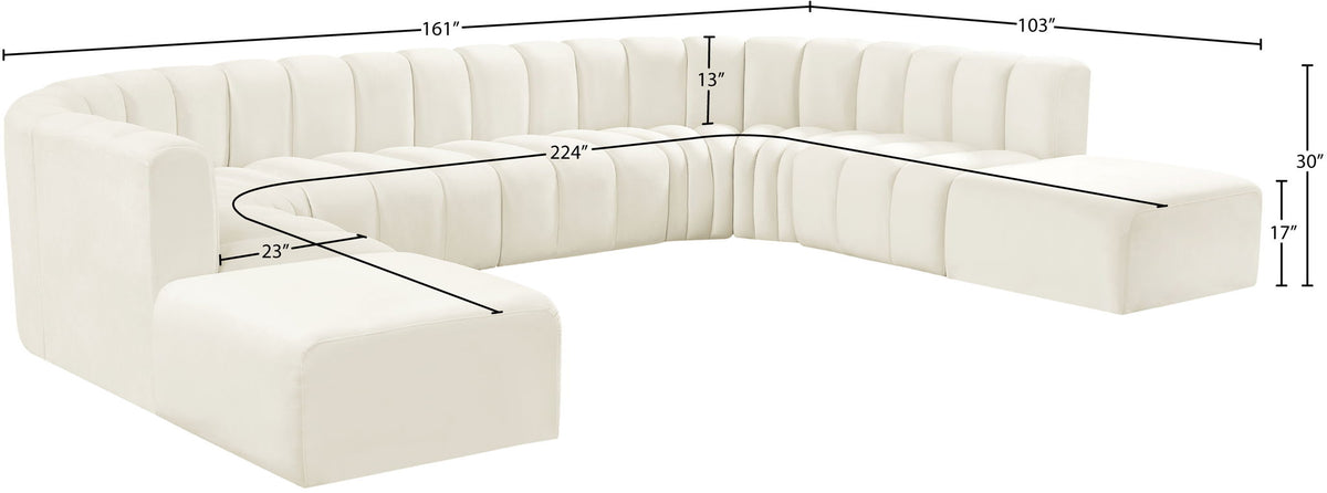 Arc - Velvet Modular Sectional