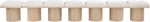 Pavilion - 7 Piece Modular Bench With Natural Base