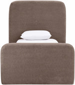 Fira - Chenille Fabric Upholstered Bed