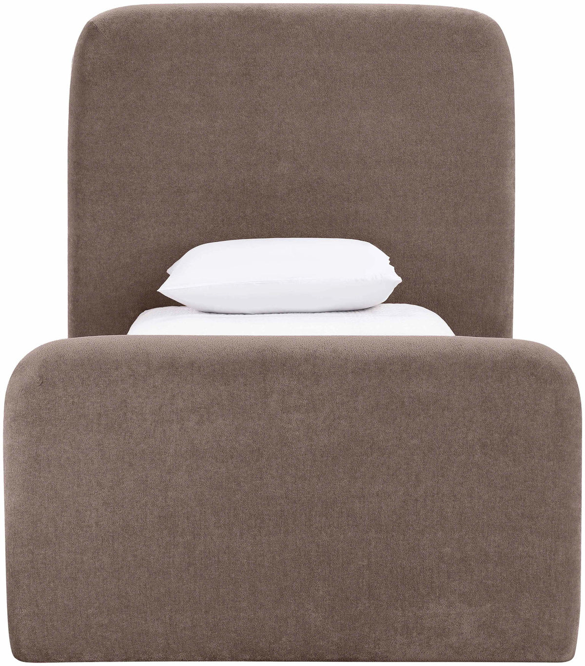 Fira - Chenille Fabric Upholstered Bed