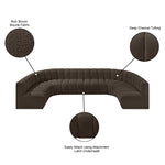 Arc - Boucle Fabric 8 Piece Modular Sofa