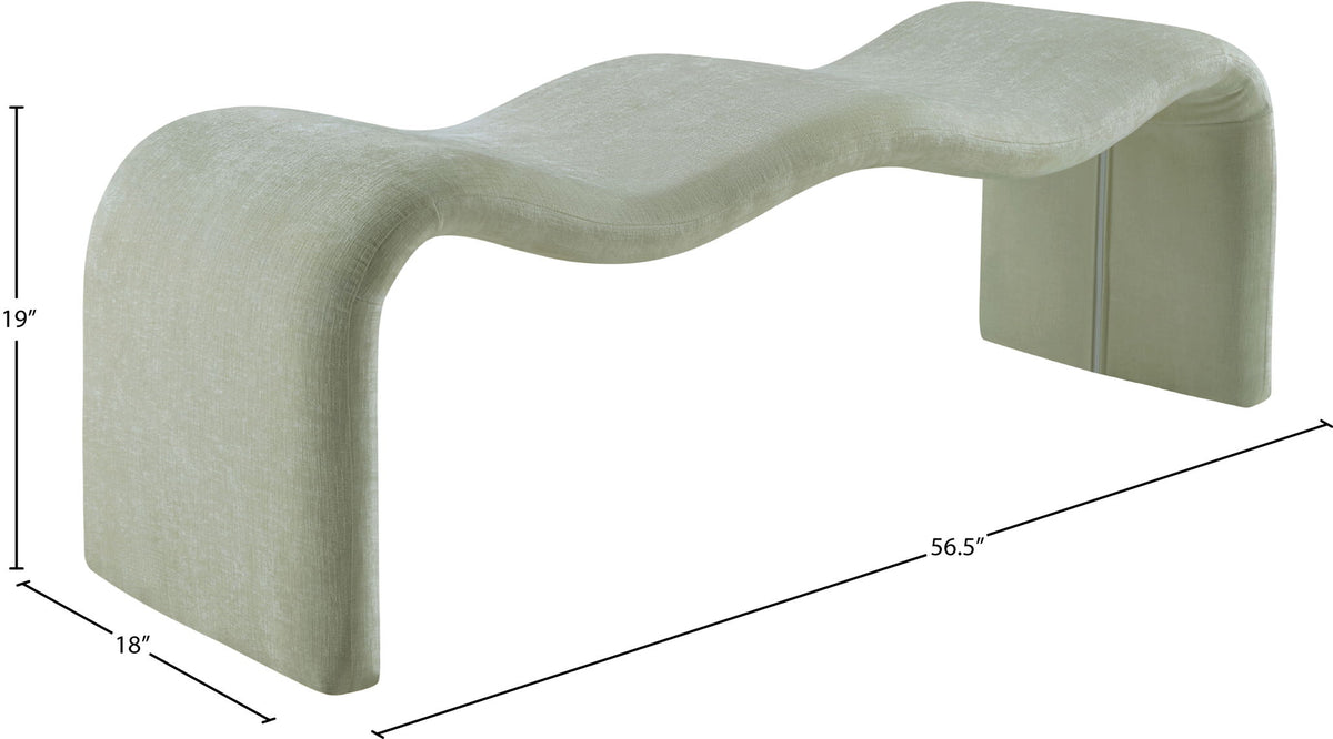 Willow - Chenille Bench