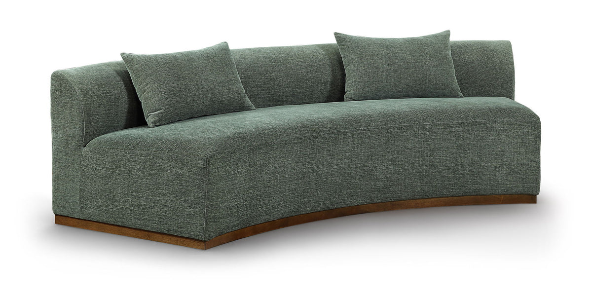Avanti - 104" Chenille Fabric Upholstered Sofa