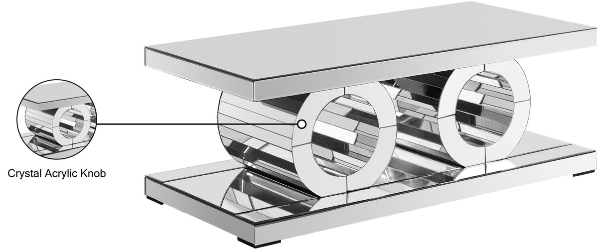 Jocelyn - Coffee Table - Silver