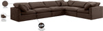 Indulge - Velvet 6 Piece Modular Corner Sectional