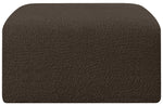 Arc - Boucle Fabric Ottoman