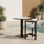Jazmin - Outdoor Table With Aluminum Pedestal Base
