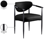 Virella - faux Leather Upholstered Dining Chair (Set of 2) - Black Base