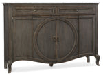 Melange - Arabella 4-Door Two-Drawer Credenza - Dark Gray