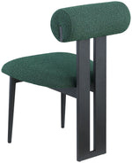 Dario - Boucle Dining Chair With Black Frame (Set of 2)
