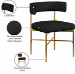 Rivage - Durable Dining Chair With Gold Frame (Set of 2)