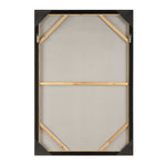 Blueprint - Hand Painted Modern Art - Black / Blue / Gold / Gray / Orange / White