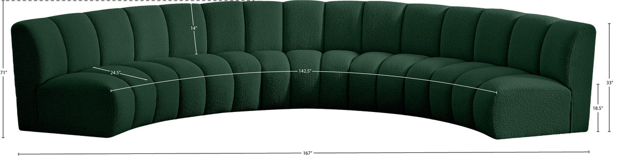 Infinity - 5 Piece Boucle Modular Sectional